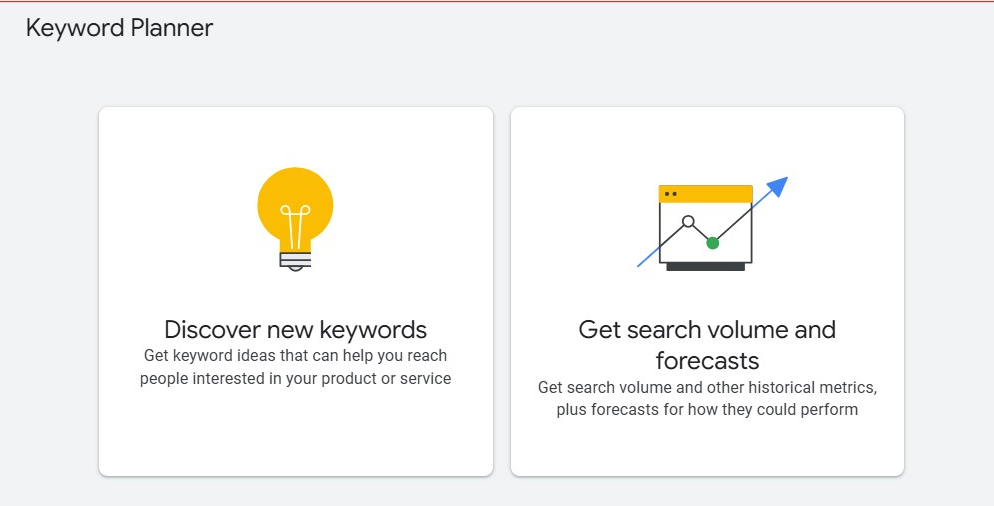 keyword planner